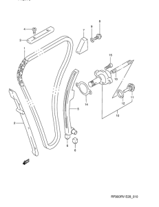 RF900 Держатель направляющей