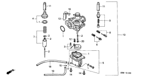 PK50 Carburetor assy