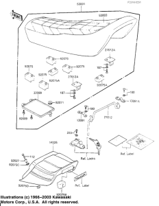 KZ700 Seat / seat cover