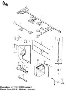 KZ400 Электрика