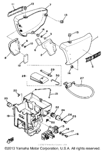 XS850H Side cover tool