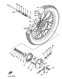 XT500 Переднее колесо
