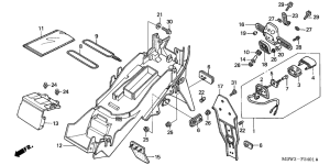  Заднее крыло
