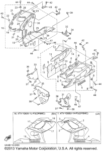 YZF600RPC Обтекатели