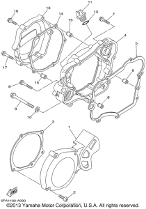 YZ85P Боковые крышки
