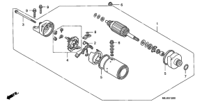 CB1300 Стартерный мотор