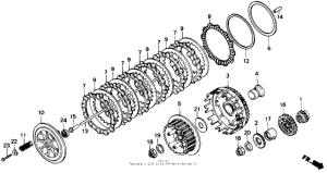 GB500 Сцепление