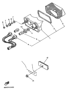 FZR400RR Фонарь