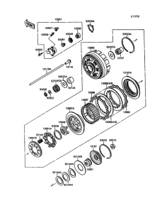 VN1500 Сцепление