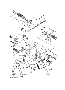 SR250 ｽﾀﾝﾄﾞ. ﾌｰﾄﾚｽﾄ