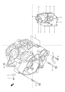 TU125 Картер двигателя