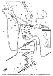 DT175G Руль -тросы