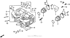 CM400 Головка цилиндров