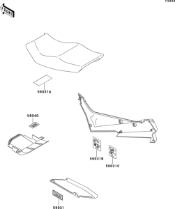 ZX500 Наклейки