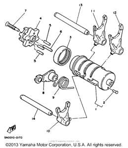 TW200UC Копирный вал