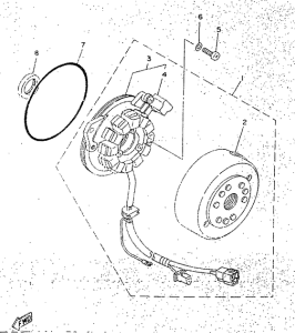 SR250 Starter generator