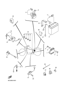 XVS1100A Partie electrique 2