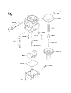 EL250 Карбюратор в разборе