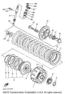 XJ600SJ Сцепление