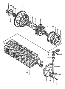 GSX750 Бендикс