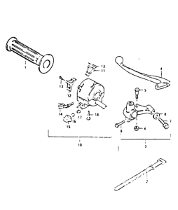 TS125 Left handle switch