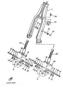 T80 Передняя вилка