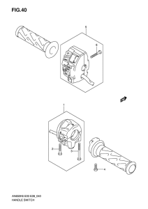 AN650 (ABS) Рулевой переключатель