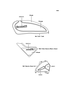 ZR400 Наклейки