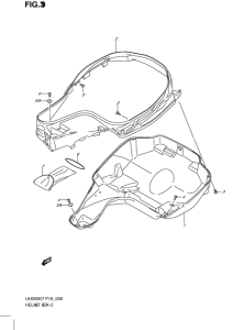 UH200 Багажник для шлема