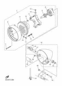 XVS400 ﾍﾂﾄﾞﾗｲﾄ