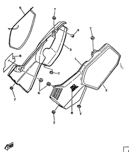 DT80 Боковые обтекатели