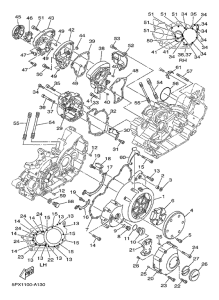 XV17PCR Крышка картера двигателя