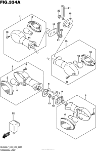 DL650X (ABS) Сигналы поворотов