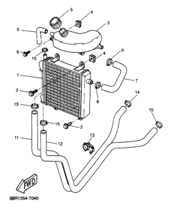 YQ50 Radiator. hose