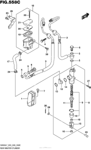 SV650 Rear Master Cylinder (Sv650Al7 E28)