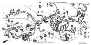 ST1300 Жгут проводов