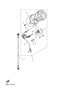 XV250 Приборы