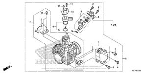 CMX300 Корпус Дросселя