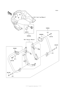 KLZ1000 Accessory (Engine Guard)