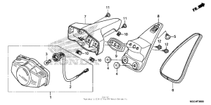 CB1100 (ABS) Фонарь