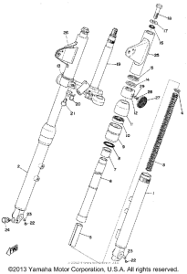 RD200A Передняя вилка