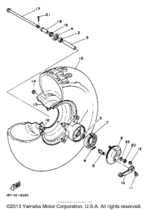 BW80U Переднее колесо