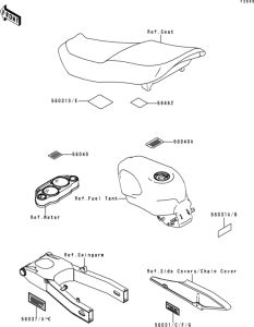ZX600 Лейбл предостережения
