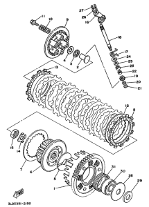 XTZ750 Сцепление
