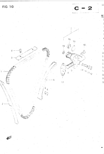 GSX500 Держатель направляющей