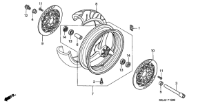CBR900RE Transom + tube