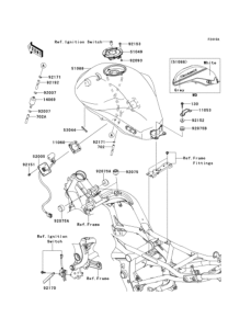 EX400 Топливный бак