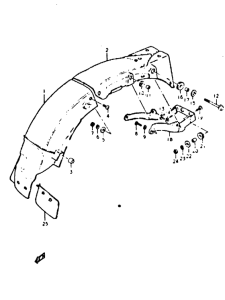 GT250 Заднее крыло