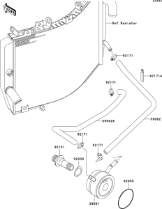 ZX600 Масляный картер