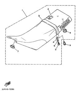 TW125 Сиденье